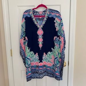 Lilly Pulitzer Atlin Silk Caftan Size s/m